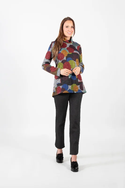 Cowl Neck Tunic Relaxed Women's Beachy