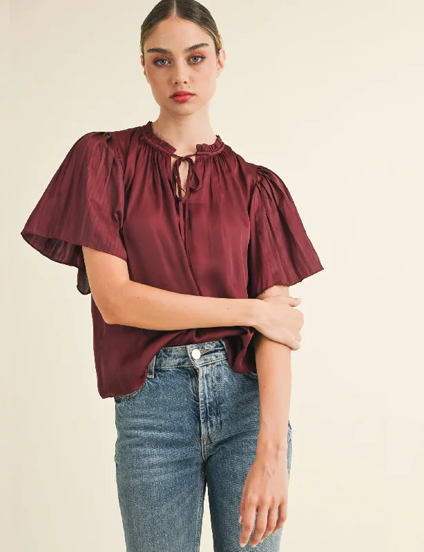 Luisa Top, Wine Earthy Women's 