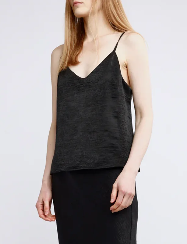 Molly Camisole, Black Cupro Practical Women's Multi - 