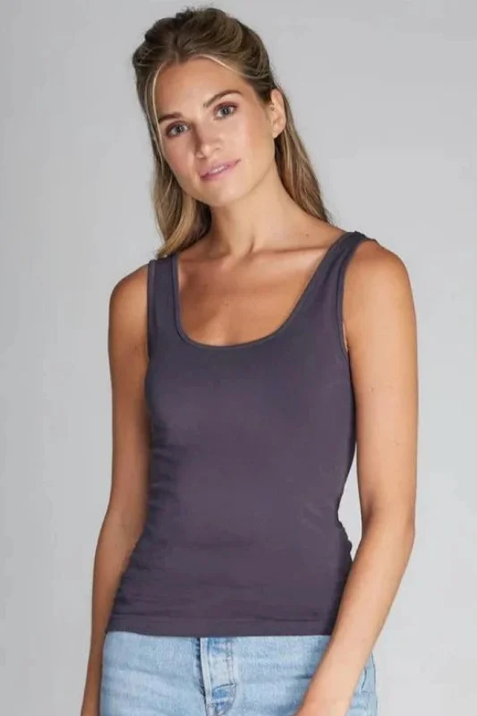 Bamboo Short Tank British Gentlewoman Style