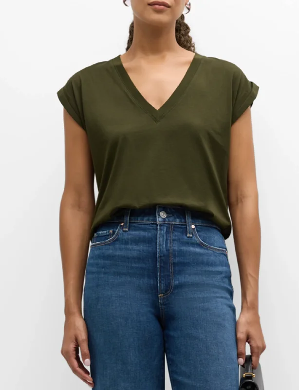 Easy V-Neck Tee, Military Tough Women's Military - inspired
