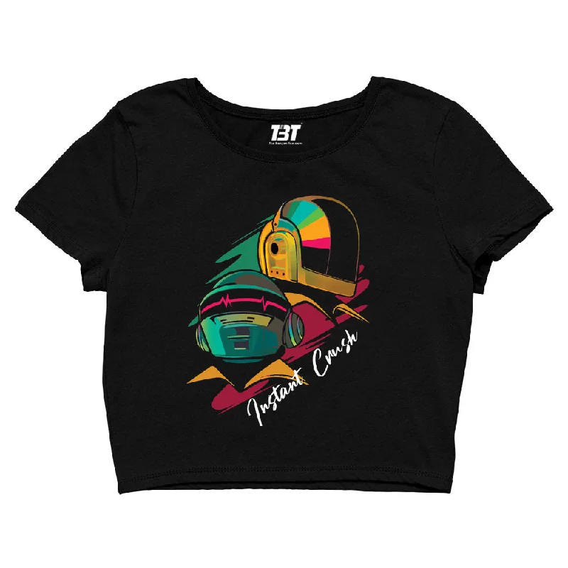 Daft Punk Crop Top - Instant Crush Hip Women's Urban