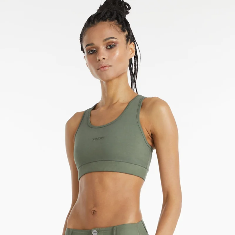 Crop Top - Military Green Refined Women's 