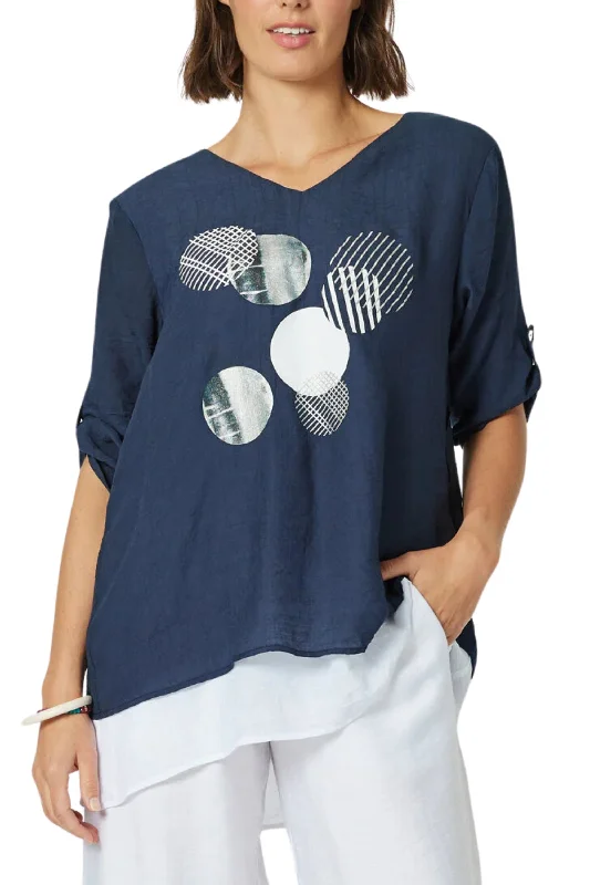 ECLIPSE LAYERED TOP - 45848C Classic Women's Pin - striped