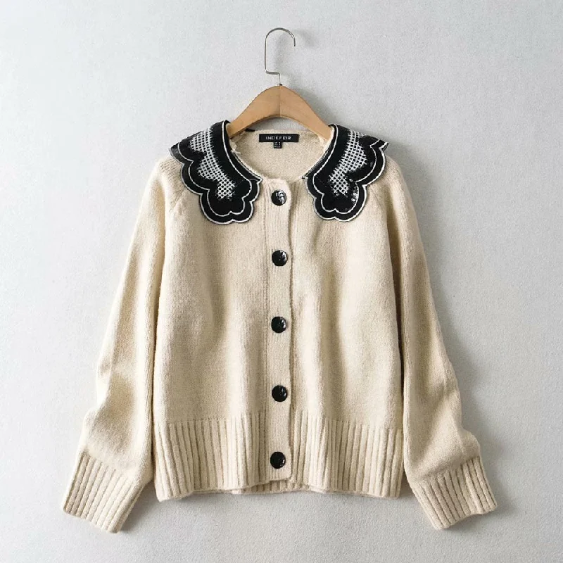 Autumn wool and Mohair women's cardigan  1369 purpose
