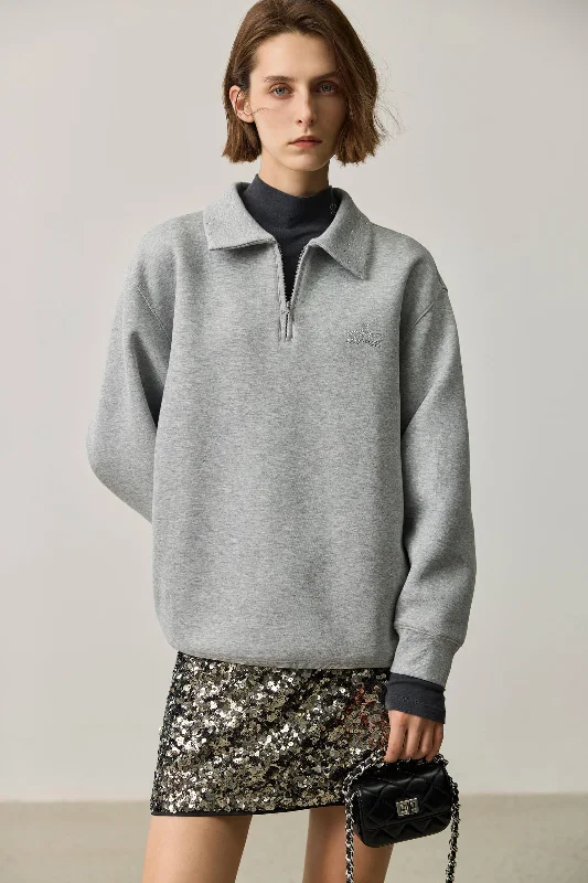 LILY Collegiate Polo Sweatshirt Vacation
