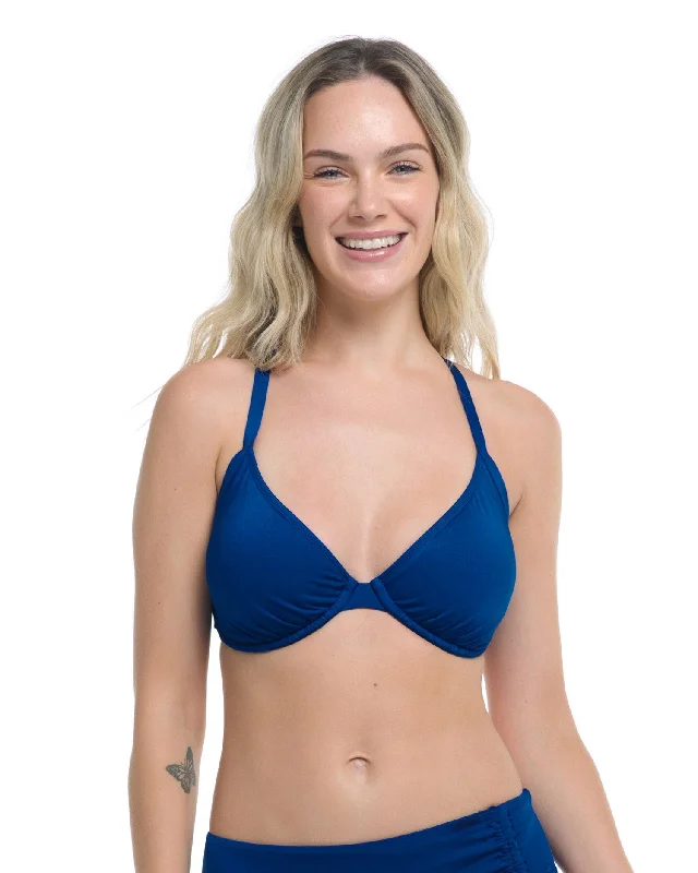 Hilary D, DD, E & F Cup Top - SAPPHIRE Hip Women's Retro