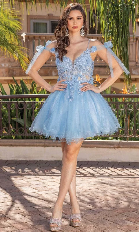 Dancing Queen 3339 - Bow Tied Cocktail Dress Elegant Women's Formal 