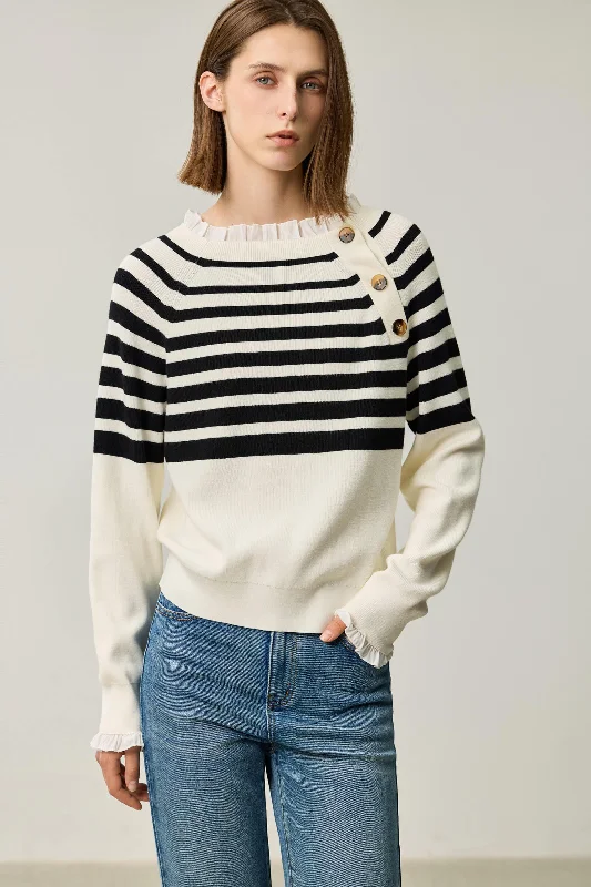 LILY French Relaxed Knit Sweater Cool Women's Skate