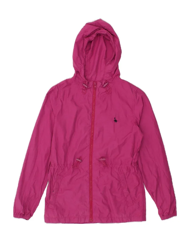 JACK WILLS Womens Hooded Rain Jacket UK 8 Small Pink Cotton Dynamic Women's High - energy JACK WILLS Womens Hooded Rain Jacket UK 8 Small Pink Cotton Dynamic Women's High - energy