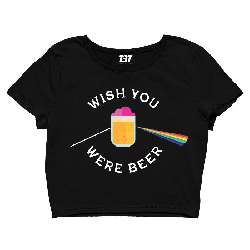 Pink Floyd Crop Top - Wish You Were Beer Compression