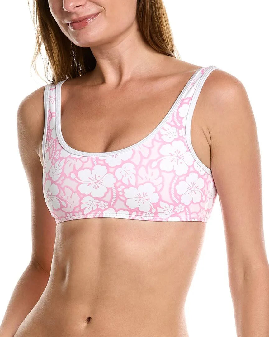 Connor Floral Scoop Bikini Top Youthful Women's Pop