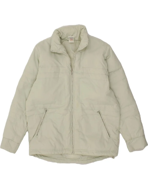 ADIDAS Womens Loose Fit Padded Jacket UK 12 Medium Green Polyester Cozy Women's Sherpa - lined ADIDAS Womens Loose Fit Padded Jacket UK 12 Medium Green Polyester Cozy Women's Sherpa - lined