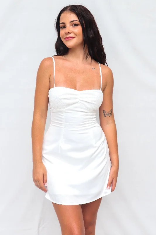 Alaina Mini Dress - White Street