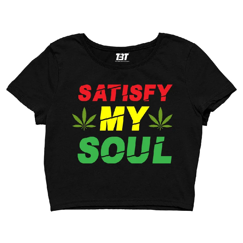 Bob Marley Crop Top - Satisfy My Soul Disco