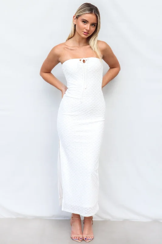 Maggie Maxi Dress - White Dynamic Women's High - energy