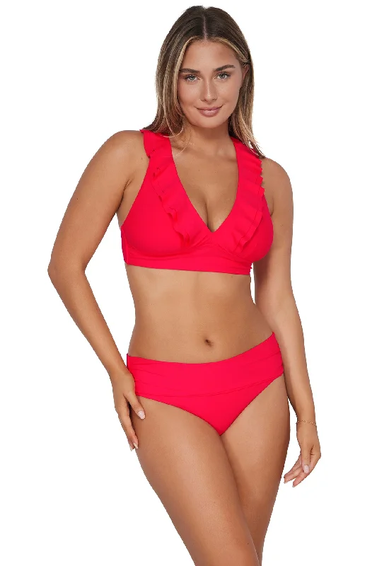 Sunsets Geranium Willa Wireless Top Confident Women's Power