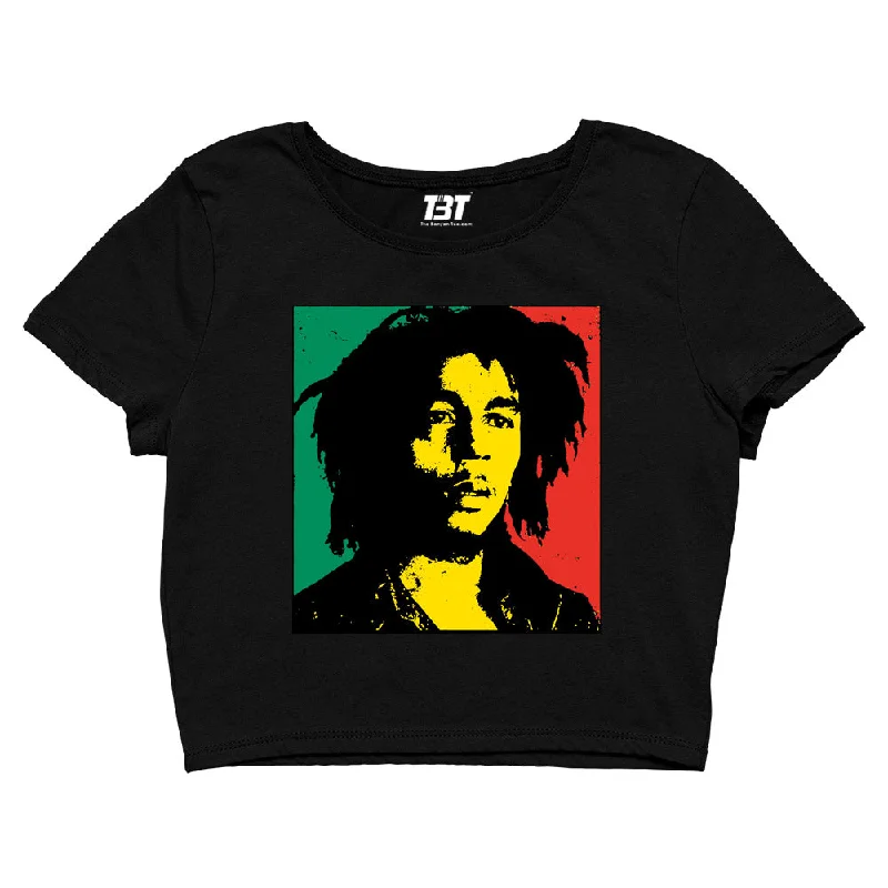 Bob Marley Crop Top - Pop Art Adventure