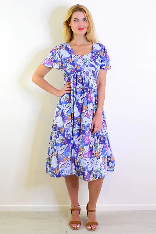 Delightful Summer Garden Tunic Dress Country