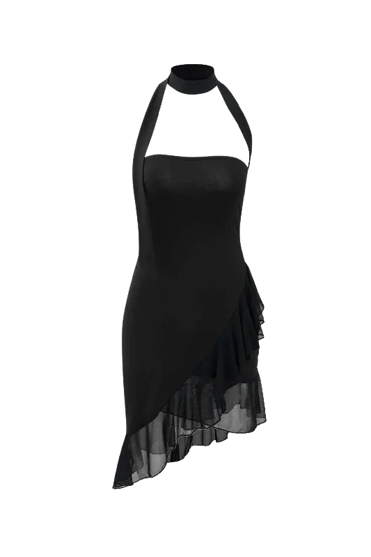 A&A Y2k Couture Frill Mini Dress Dynamic Women's Moto