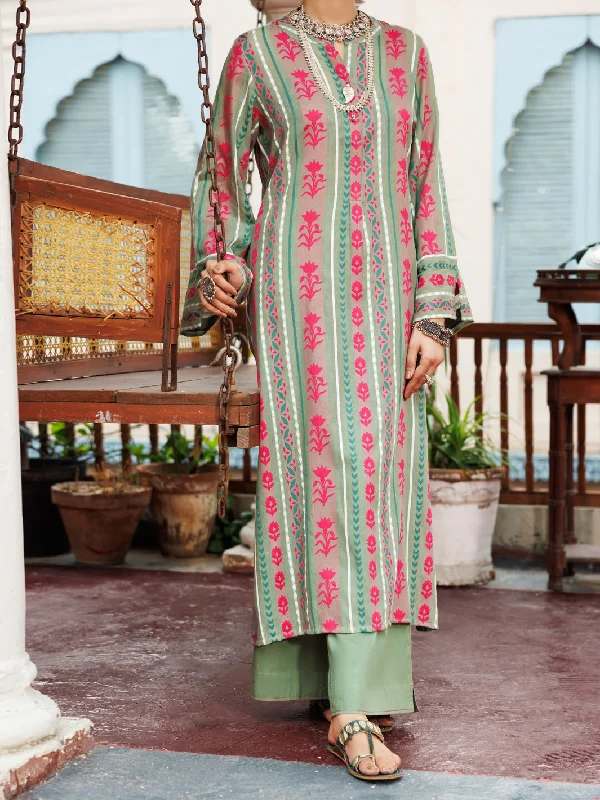 Pistachio Green Yarn Dyed Tunic - AWP-LK-720 Disco