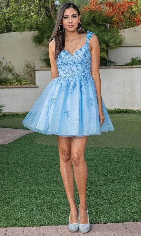 Dancing Queen 3299 - Beaded Bodice A-Line Cocktail Dress Business