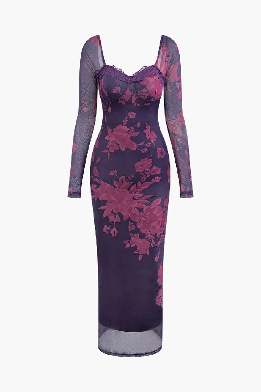 A&A Luxe Rosa Backless Strap Maxi Bodycon Dress European