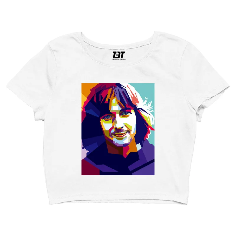 Eric Clapton Crop Top - Pop Art Youthful Women's Anime - inspired