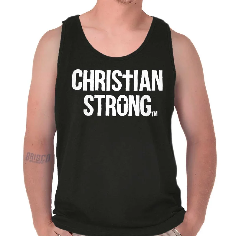 Christian Strong Logo Tank Top Sharp Women's Italian