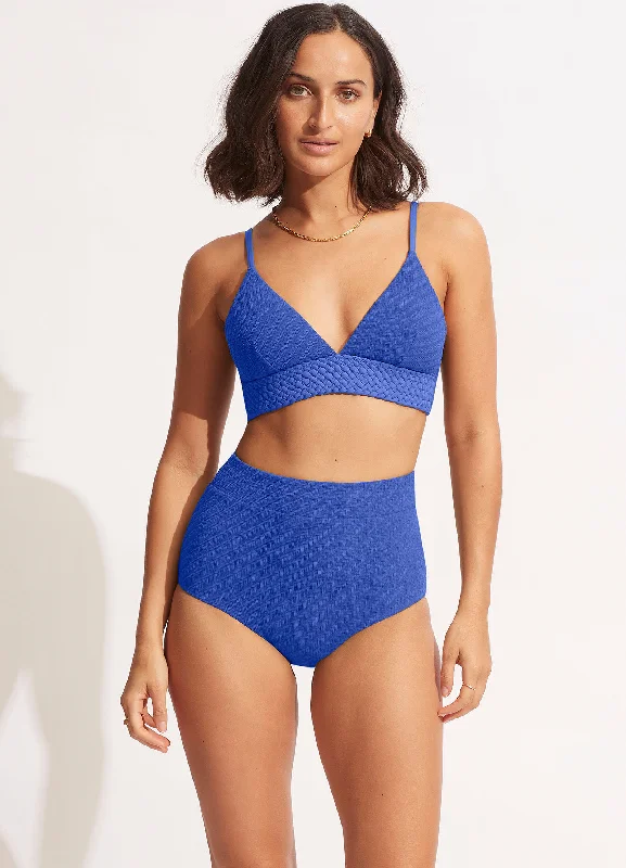 Willow High Waisted Pant - Azure Disco