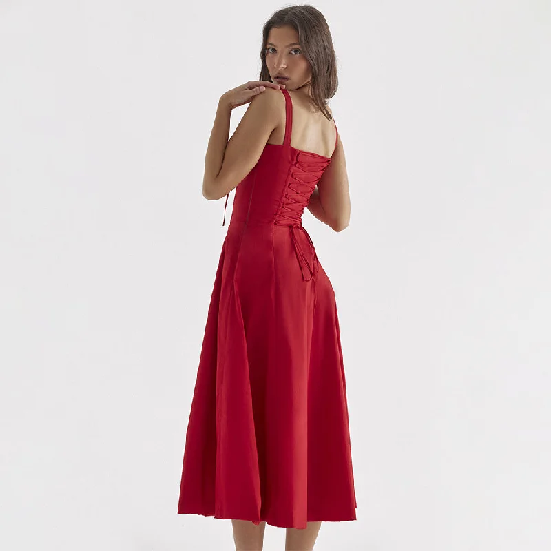 Laura Floral Print Sexy Midi Dress Gym