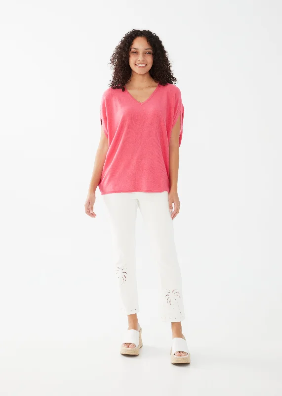 V-Neck Poncho Sweater Confident Women's High - fashion