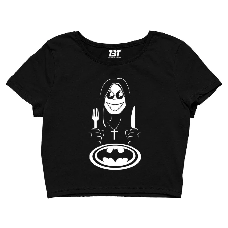 Black Sabbath Crop Top - Bat Meal Contemporary 