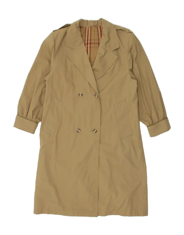 INCOM Womens Trench Coat IT 44 Medium Beige Vacation
