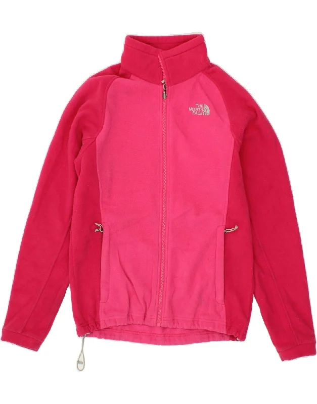 THE NORTH FACE Womens Fleece Jacket UK 14 Medium Pink Colourblock Classic Women's Tweed THE NORTH FACE Womens Fleece Jacket UK 14 Medium Pink Colourblock Classic Women's Tweed
