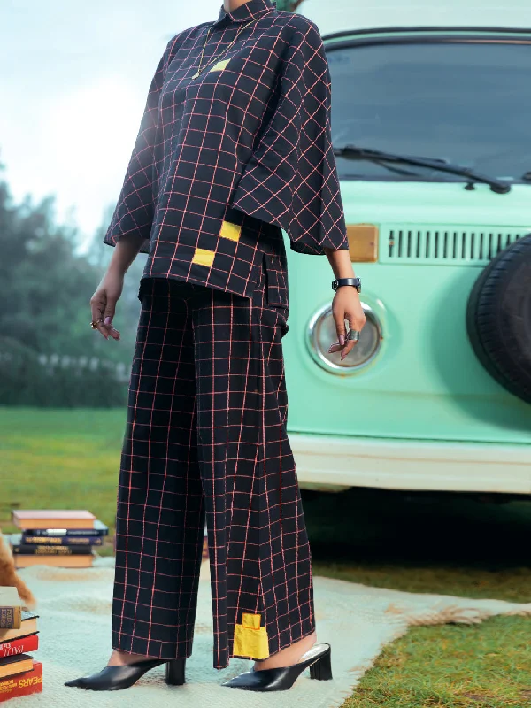Black Yarn Dyed Tunic - AWP-LK-598 Women