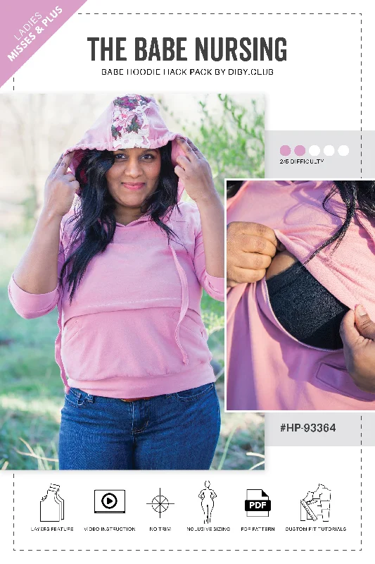 Babe Hoodie Nursing Hack Pack Refined Women's Classic 