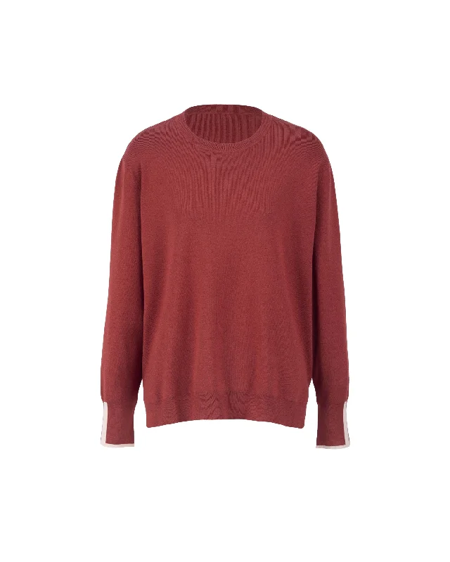 Athena Button Cuff Knit Top Practical Women's Multi - 