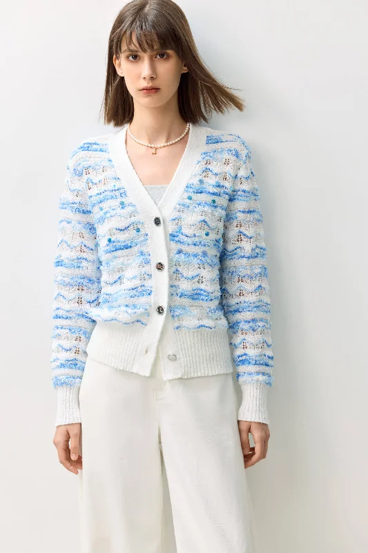 LILY Elegant Sequin Cardigan Vacation