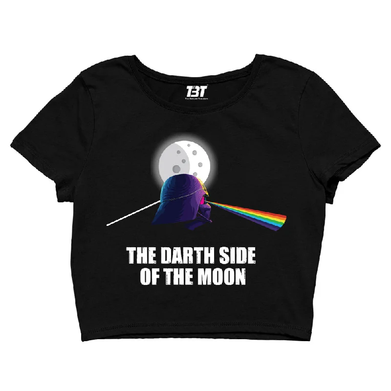 Pink Floyd Crop Top - The Darth Side Of The Moon Cozy Women's Sherpa - lined