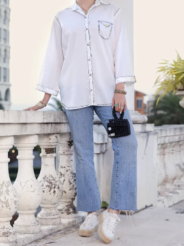 White Cambric Tunic - AL-LK-885 Adventure