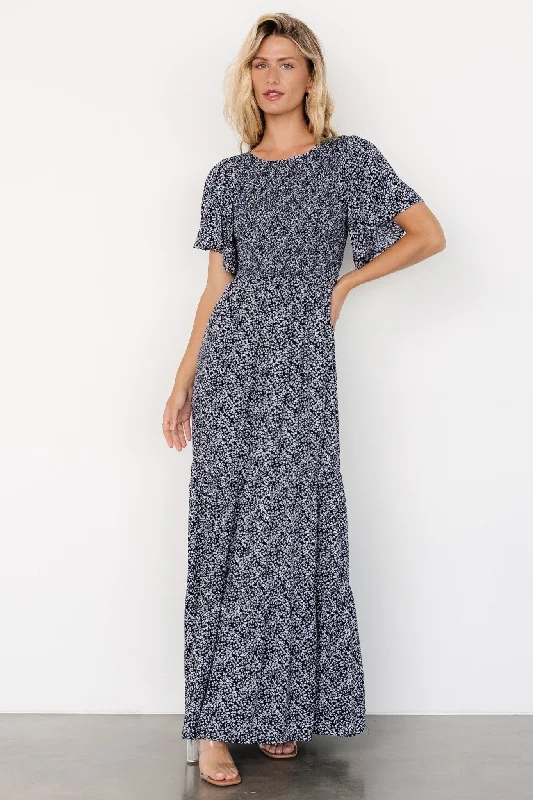 Eliza Maxi Dress | Midnight Print Athletic Women's 