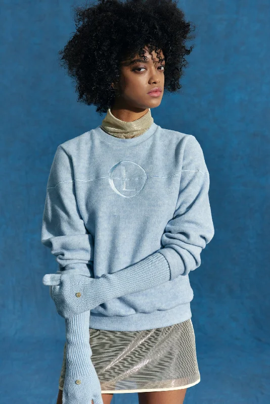 LEHHO WOMAN WOOL BLEND SWEATSHIRT Relaxed Women's Beachy