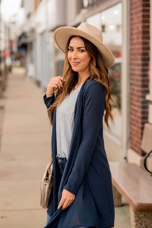 Basic Tunic Cardigan Earthy Women's 