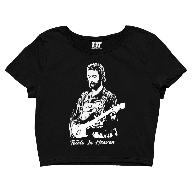 Eric Clapton Crop Top - Tears In Heaven Hip Women's Retro