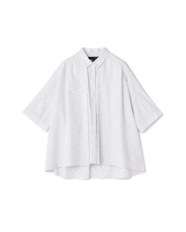 Big Folded Front Cotton Mix Blouse Cool Women's Skate