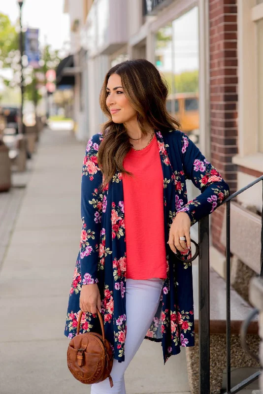 Roses Tunic Cardigan Sustainable Organic