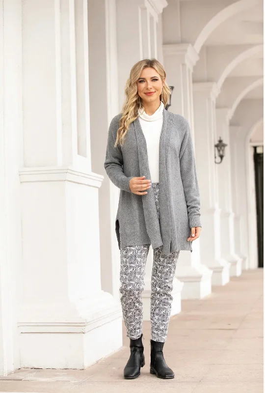 Orange by Fashion Village Sale, 826 Slit Fall Cardigan 50% Off Regular Price Sporty Women's Tennis
