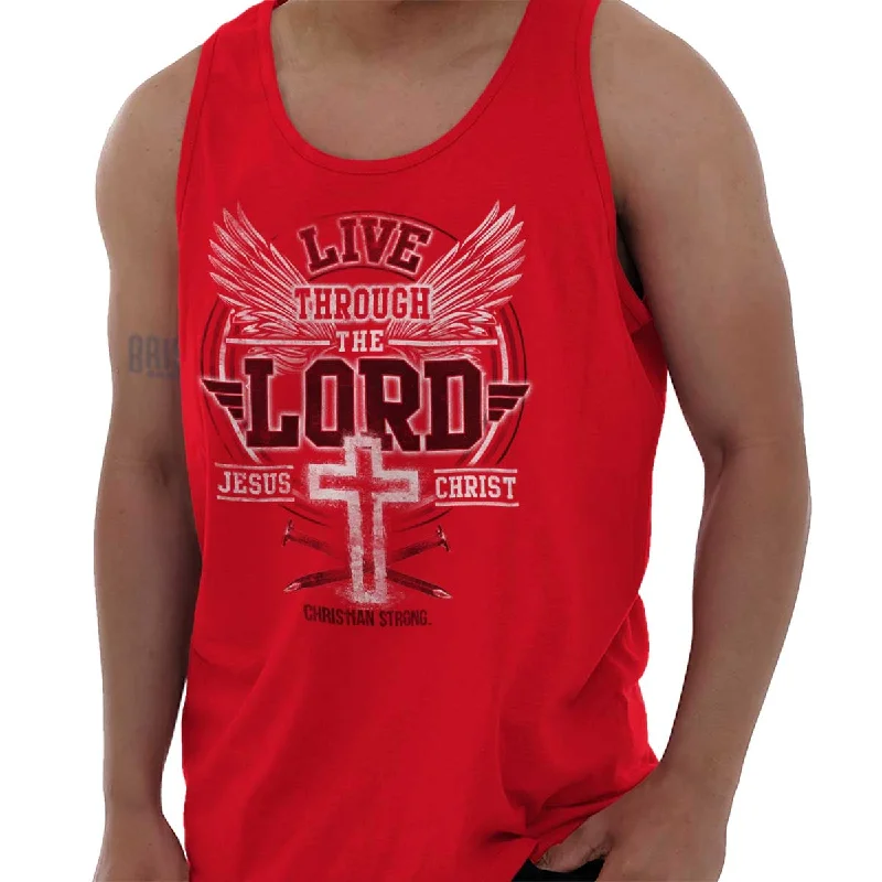Live Through the Lord Tank Top Youthful Women's Anime - inspired