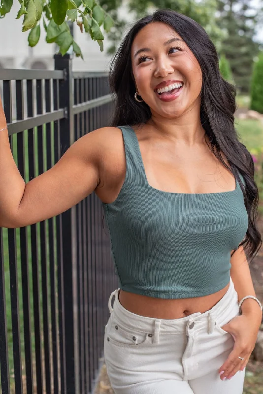 Move Along Crop Top Business